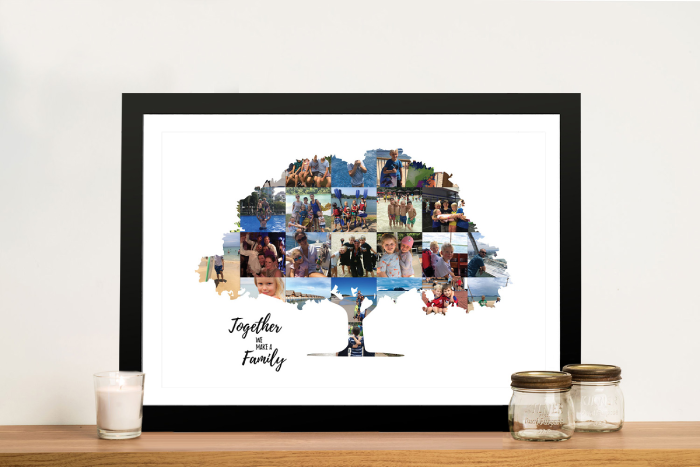 Personalized family tree artwork as Gifts for Dad from Bride