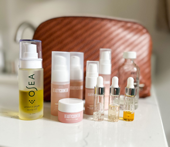 Travel-size skincare set