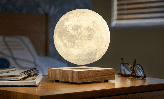 Add Vibrancy To His Bedside Table With This Smart Moon Lamp