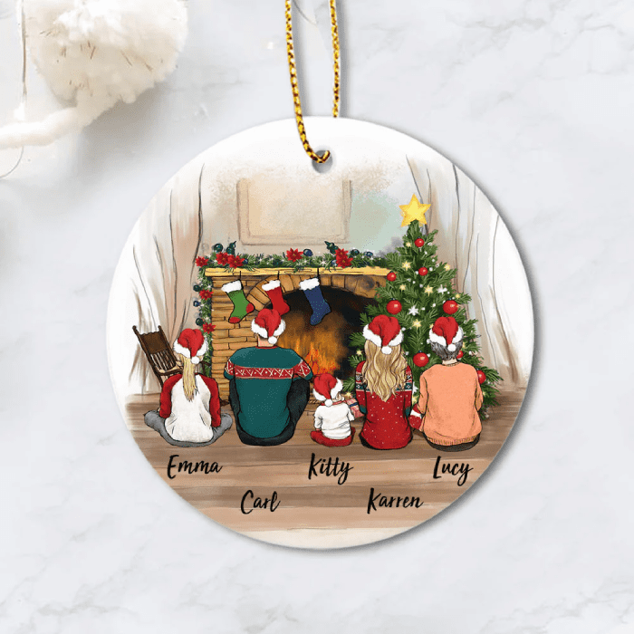 Customized Family Christmas Ornament - Christmas Gift Ideas For Mum