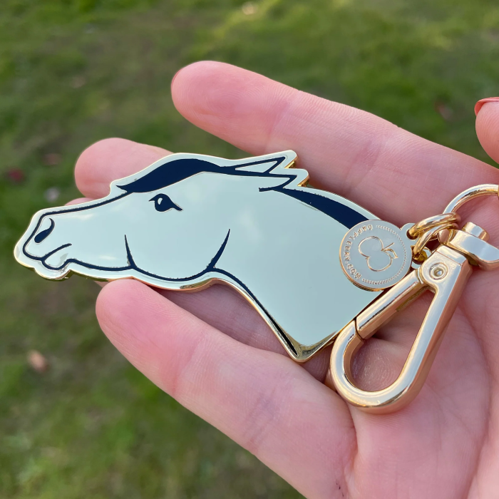 Horse head keychain