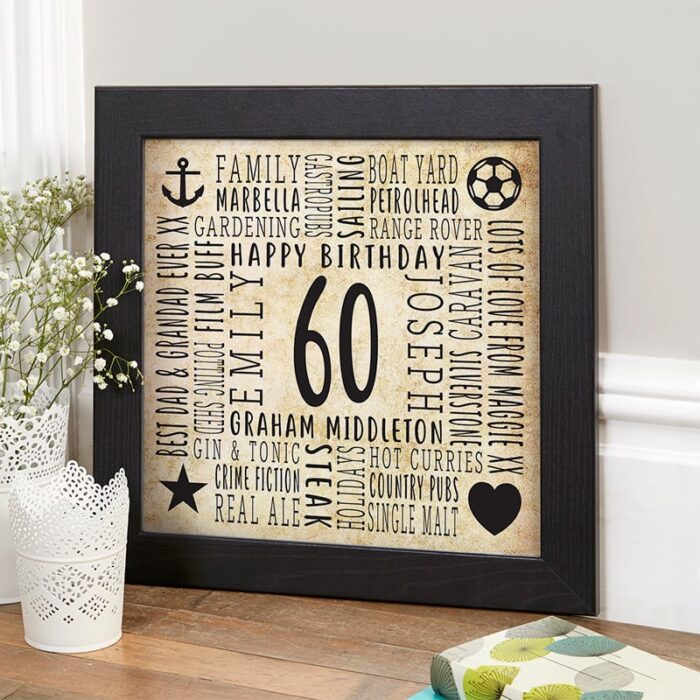 60th birthday gifts for husband