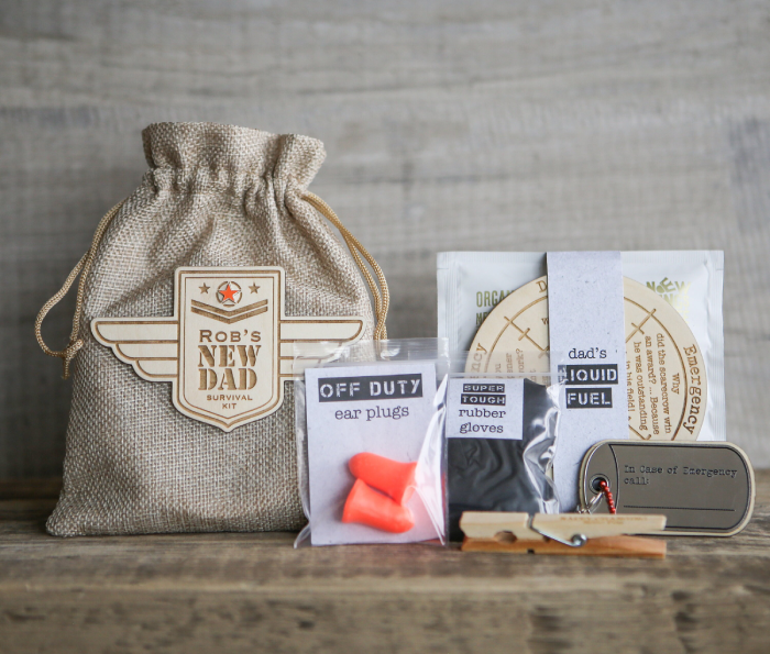 Personalized "Dad's Survival Kit"