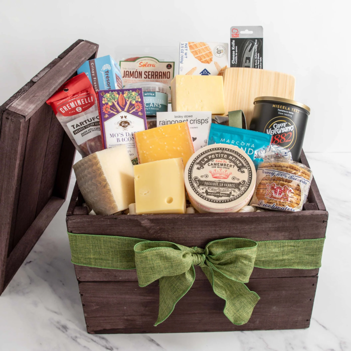 Premium gourmet gift basket