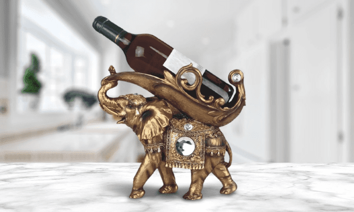 Elephant Wine Holder - One Of The Most Elegant Elephant Gifts For Women