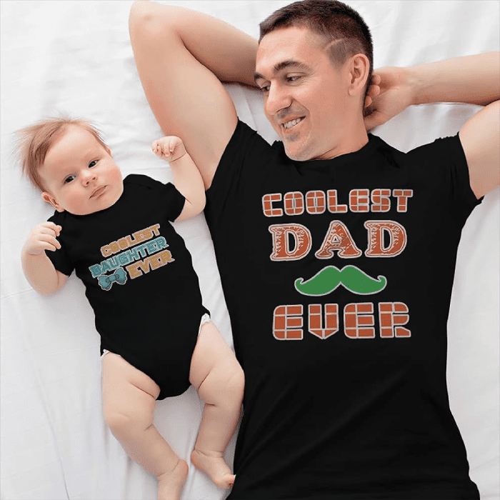 Matching Outfits for Dad and Baby