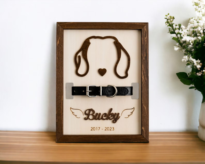 Personalised Ear Sign for Dog Memorial Gifts