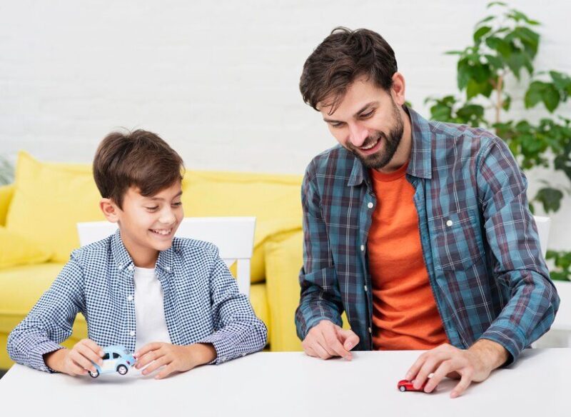 Dad and son activities on father's day