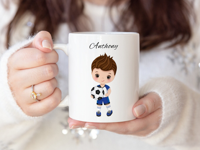 Funny Kids Football Mugs for Boys