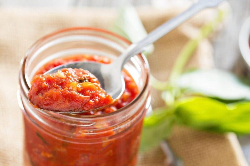 Homemade hot sauce as a gift