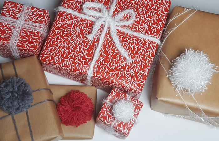 Yarn Wrapping Gift Style